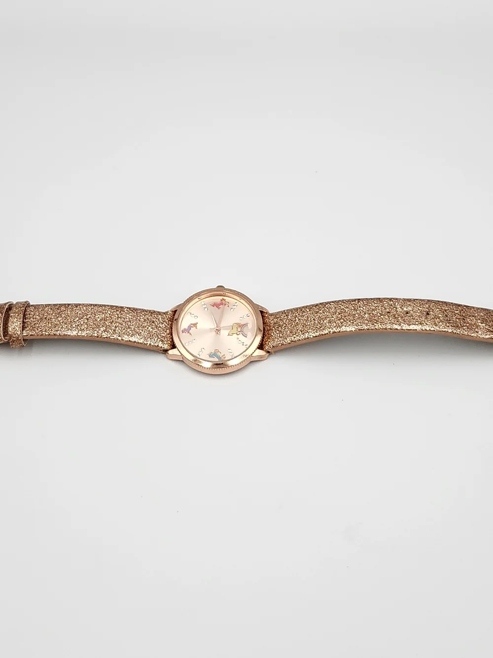 Rose Gold Tone Unicorn Dial Girl’s Fashion Watch